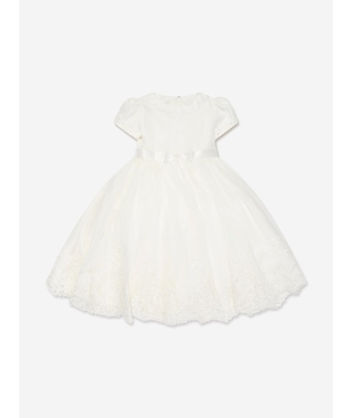 Sarah Louise Girls Ceremonial Ballerina Length Dress in Ivory Les magasins à Paris