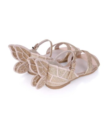 Sophia Webster Girls Glitter Embroidered Sandals pas chere