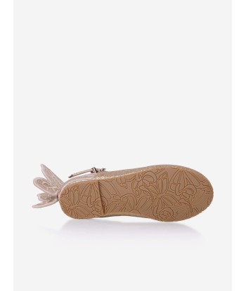 Sophia Webster Girls Glitter Embroidered Shoes la livraison gratuite