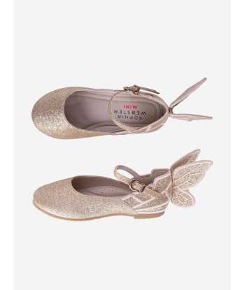 Sophia Webster Girls Glitter Embroidered Shoes la livraison gratuite