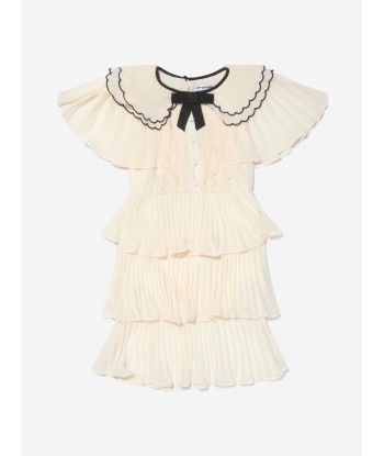 Self Portrait Girls Scallop Collar Chiffon Dress chez Cornerstreet bien 