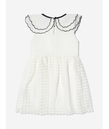 Self Portrait Girls Heart Lace Scallop Collar Dress Venez découvrir notre 