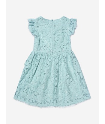 Self Portrait Girls Organic Cotton Lace Dress offre 