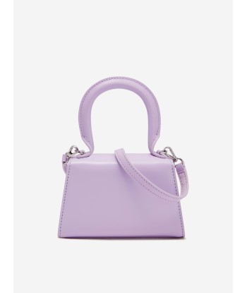 Self Portrait Girls Bow Micro Envelope Bag in Lilac En savoir plus