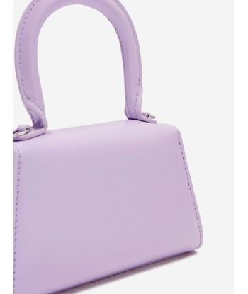 Self Portrait Girls Bow Micro Envelope Bag in Lilac En savoir plus