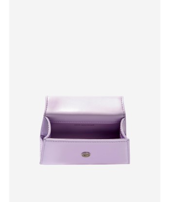 Self Portrait Girls Bow Micro Envelope Bag in Lilac En savoir plus