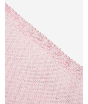 Self Portrait Girls Knitted Mini Skirt in Pink basket pas cher