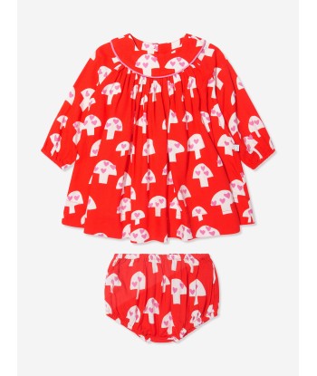 Stella McCartney Baby Girls Mushroom Dress And Bloomers Set pas cheres