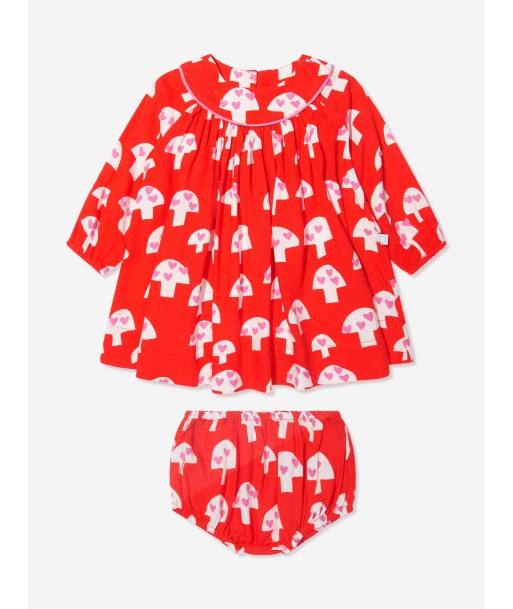 Stella McCartney Baby Girls Mushroom Dress And Bloomers Set pas cheres