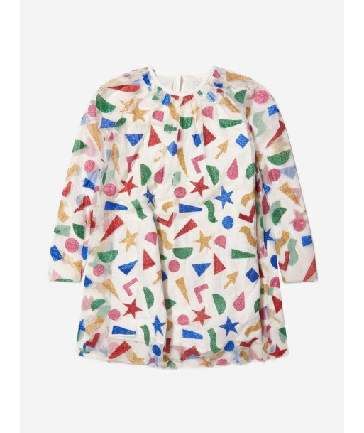 Stella McCartney Girls All Over Shape Pattern Dress brillant des détails fins