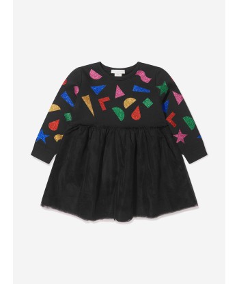 Stella McCartney Girls Long Sleeve Shape Detail Dress Par le système avancé 