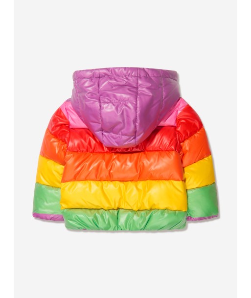 Stella McCartney Baby Girls Rainbow Puffer Coat JUSQU'A -70%! 