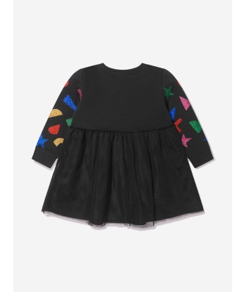 Stella McCartney Girls Long Sleeve Shape Detail Dress Par le système avancé 