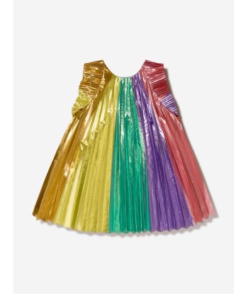 Stella McCartney Girls Metallic Pleated Dress le concept de la Pate a emporter 