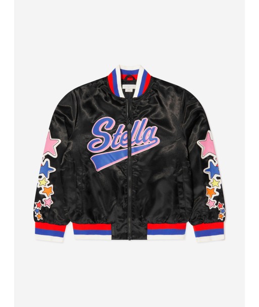 Stella McCartney Girls Logo Star Bomber Jacket destockage