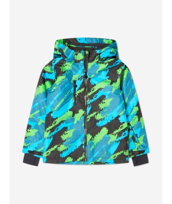 Stella McCartney Boys Spray Print Ski Jacket Paris Déstockage Promo