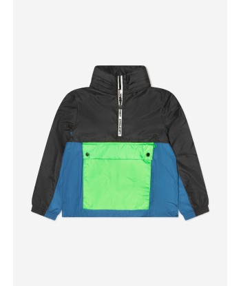 Stella McCartney Kids Colourblock Half Zip Windbreaker en stock