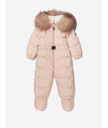 Moncler Enfant Baby Girls Down Padded New Jean Snowsuit acheter en ligne