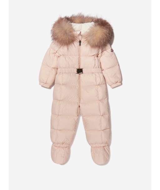 Moncler Enfant Baby Girls Down Padded New Jean Snowsuit acheter en ligne