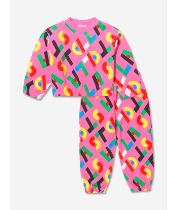 Stella McCartney Girls All Over Logo Print Tracksuit Jusqu'à 80% De Réduction