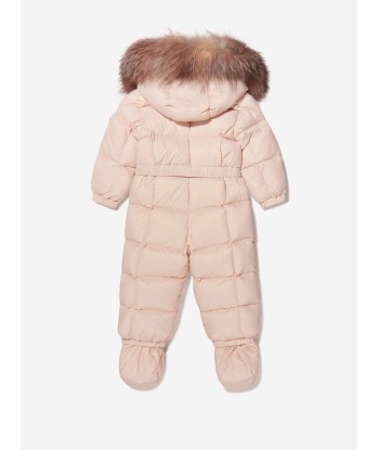 Moncler Enfant Baby Girls Down Padded New Jean Snowsuit acheter en ligne