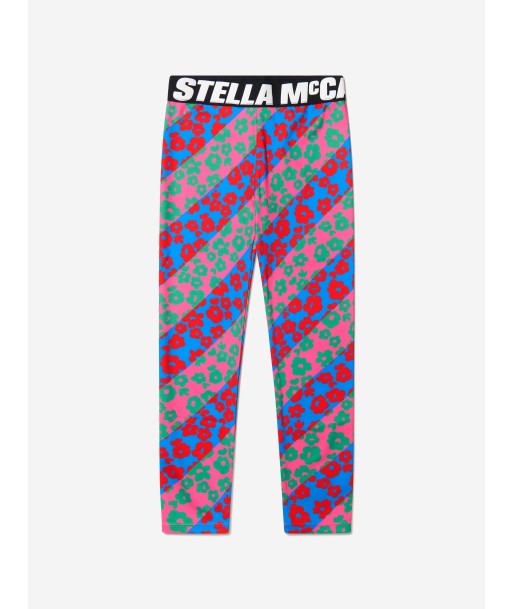 Stella McCartney Girls Floral Sport Leggings le des métaux précieux