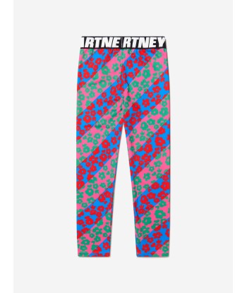 Stella McCartney Girls Floral Sport Leggings le des métaux précieux