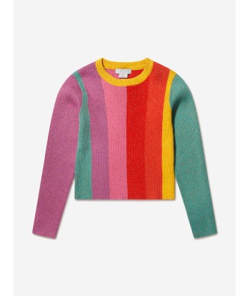 Stella McCartney Girls Striped Knitted Jumper en ligne