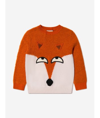 Stella McCartney Boys Fox Knitted Jumper les muscles