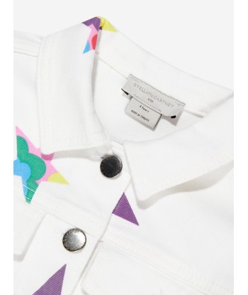 Stella McCartney Girls Star Denim Jacket in White plus qu'un jeu 