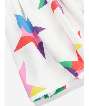 Stella McCartney Girls Sleeveless Star Dress in White Economisez 