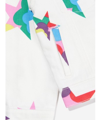 Stella McCartney Girls Star Denim Jacket in White plus qu'un jeu 