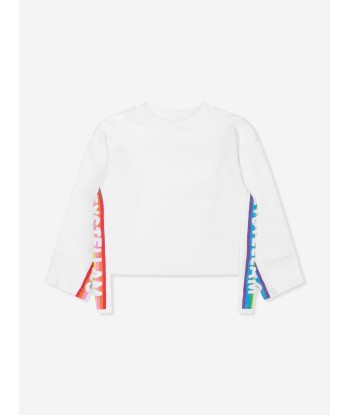 Stella McCartney Girls Logo Tracksuit in White Découvrez la collection