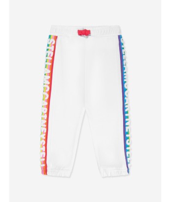 Stella McCartney Girls Logo Tracksuit in White Découvrez la collection