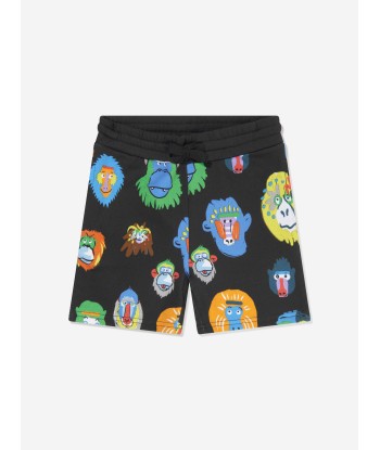 Stella McCartney Boys Monkey Shorts in Black Découvrez la collection