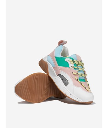 Stella McCartney Girls Lace Up Trainers in Multicolour le concept de la Pate a emporter 