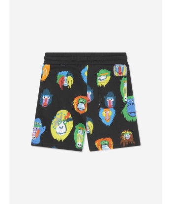 Stella McCartney Boys Monkey Shorts in Black Découvrez la collection