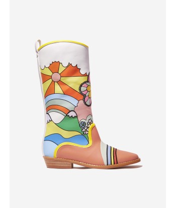 Stella McCartney Girls Cowboy Boots in Multicolour s'inspire de l'anatomie humaine