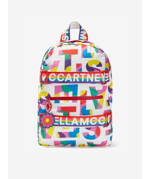 Stella McCartney Girls Logo Backpack in Multicolour pas cher 