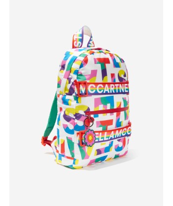 Stella McCartney Girls Logo Backpack in Multicolour pas cher 