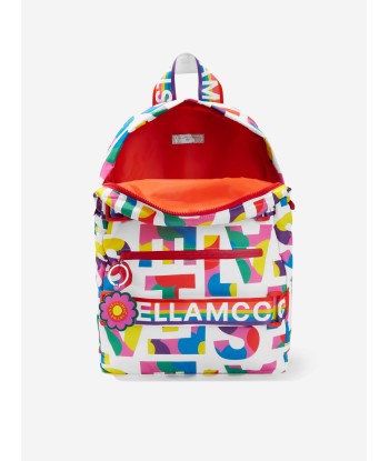 Stella McCartney Girls Logo Backpack in Multicolour pas cher 