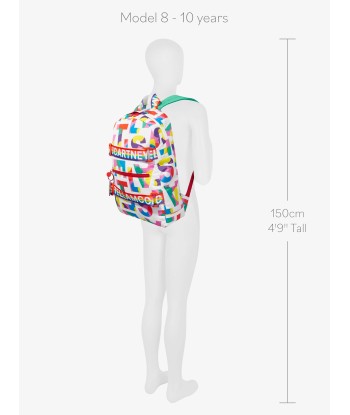 Stella McCartney Girls Logo Backpack in Multicolour pas cher 