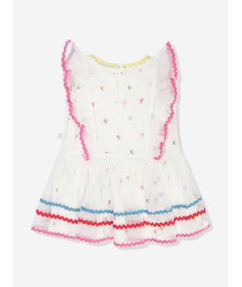 Stella McCartney Baby Girls Dress And Knickers Set in Ivory outlet