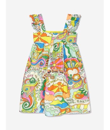 Stella McCartney Girls Sleeveless Woven Dress in Multicolour du meilleur 