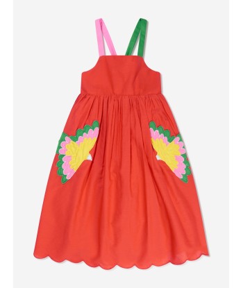 Stella McCartney Girls Swallows Dress in Red en ligne des produits 