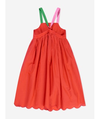 Stella McCartney Girls Swallows Dress in Red en ligne des produits 