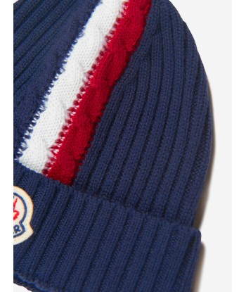 Moncler Enfant Baby Boys Wool Logo Hat Livraison rapide