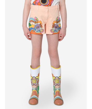 Stella McCartney Girls Graphic Shorts in Pink s'inspire de l'anatomie humaine