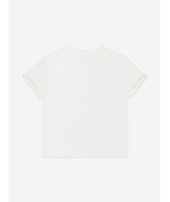 Stella McCartney Girls Tassel Star T-Shirt in Ivory acheter