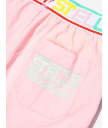 Stella McCartney Girls Layered Sports Shorts in Pink commande en ligne